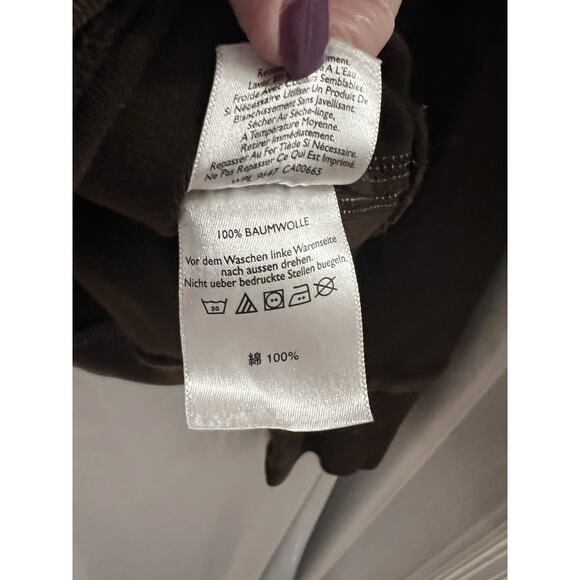 Eddie Bauer Brown Long Sleeve Tee Sz L - Picture 4 of 5